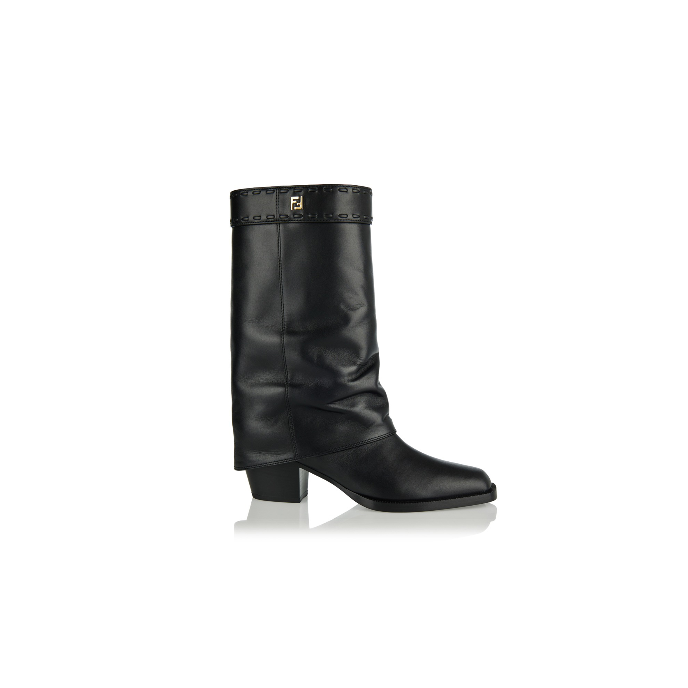 FENDI LEATHER ANKLE BOOTS 8W8802AOSHF0QA1